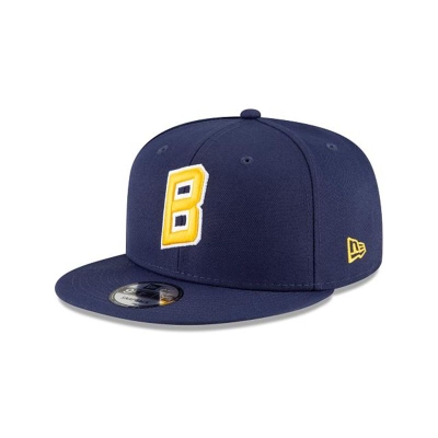 Sapca New Era Milwaukee Brewers MLB Ligature 9FIFTY Snapback - Albastri